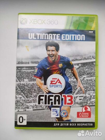 Игры Fifa 13 и 15 для приставки xbox 360