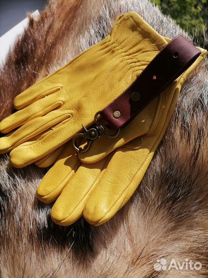 Перчатки кожаные Бушкрафт