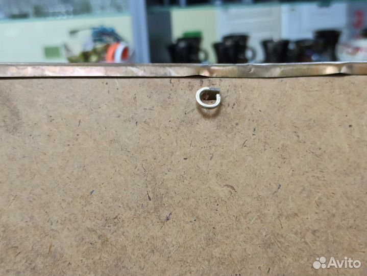 Девушка Со Скрипкой Медное Панно Чеканка СССР