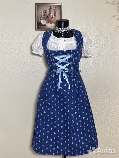 Баварский винтажный сарафан,48, Германия