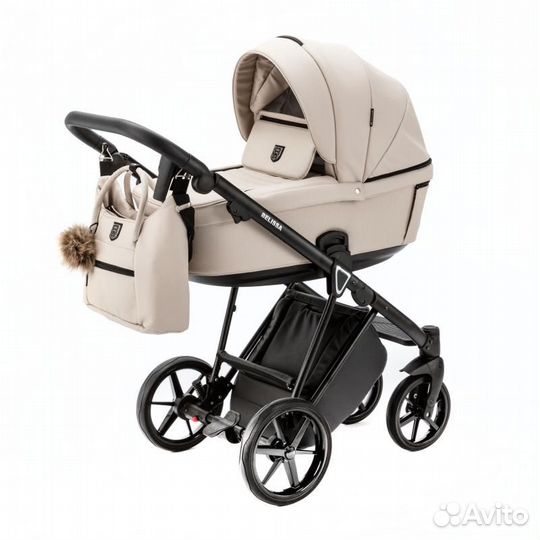 Коляска Adamex Belissa Deluxe (100 кожа) 2в1
