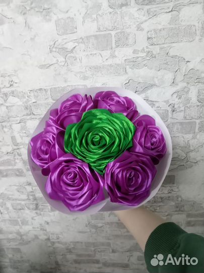 Букет из атласных лент в наличии