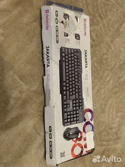 Новые Беспроводная клавиатура и мышь Jakarta C-805