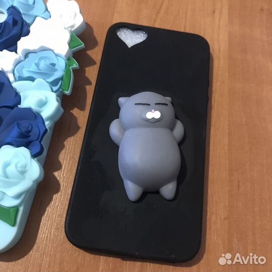 Силиконовые чехлы на айфон 5, 5s, se