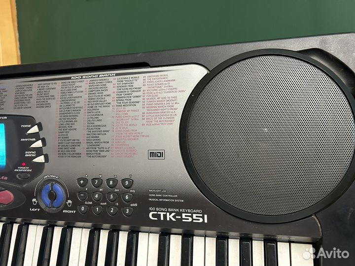 Синтезатор Casio CTK-551