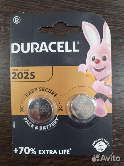 Батарейка Duracell CR 2025 1 шт