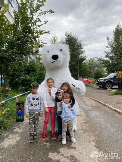 Белый мишка поздравление