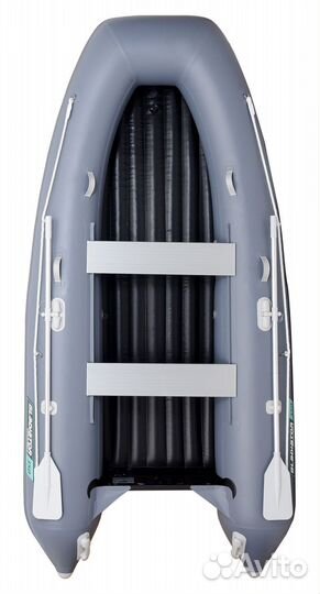 Лодка пвх Gladiator E350 PRO темно-серый