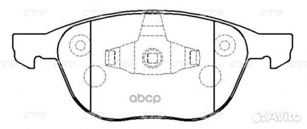 GK0159 колодки дисковые передние Ford Focus CM