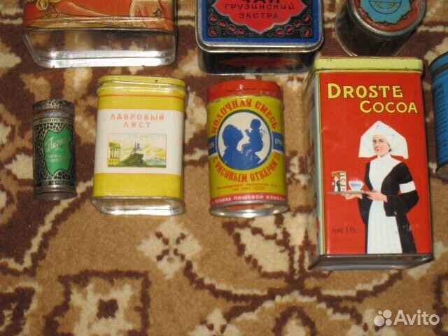 Растение Банка жестяная коробка Чай Какао Перец