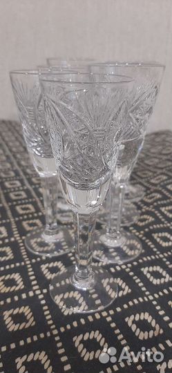 Рюмки СССР хрусталь, Чехия, винтаж