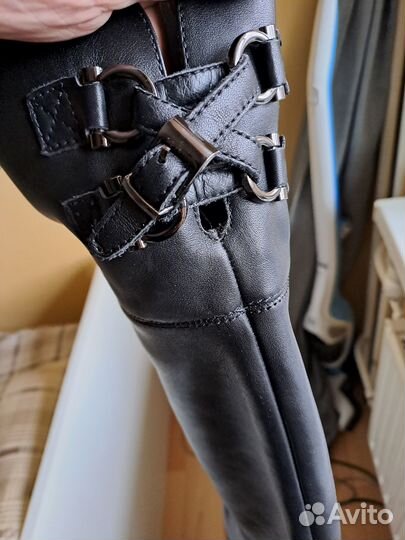 Сапоги женские высокие marko нат кожа 36 размер