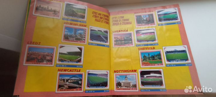 Альбом с наклейками евро 1996 год