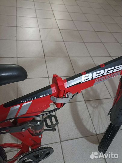 Двухподвесный складной велосипед