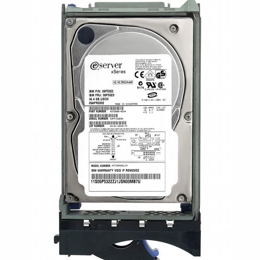 [32P0726] Жесткий Диск Ibm 36,4gb U320scsi 3.5" Hdd 32p0726