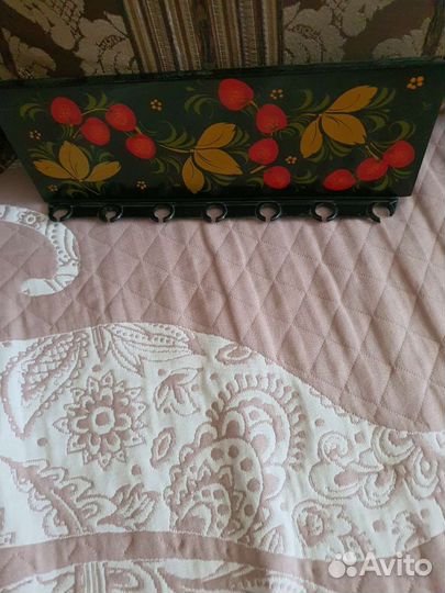 Набор кухонных ножей СССР Хохлома ретро