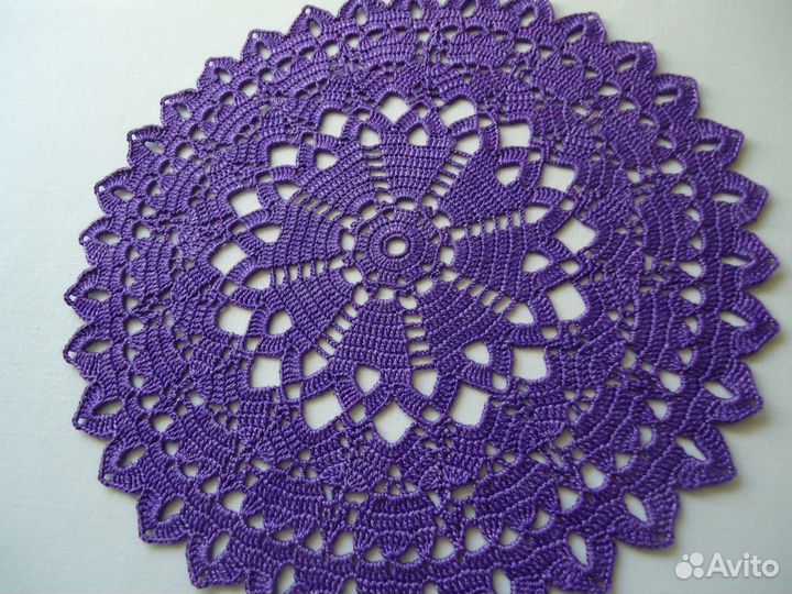 Салфетка связанная крючком