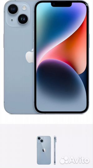 Смартфон Apple iPhone 14 128Gb Blue (2sim)