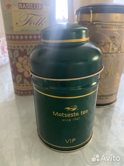 Жестяные баночки с крышкой 3шт