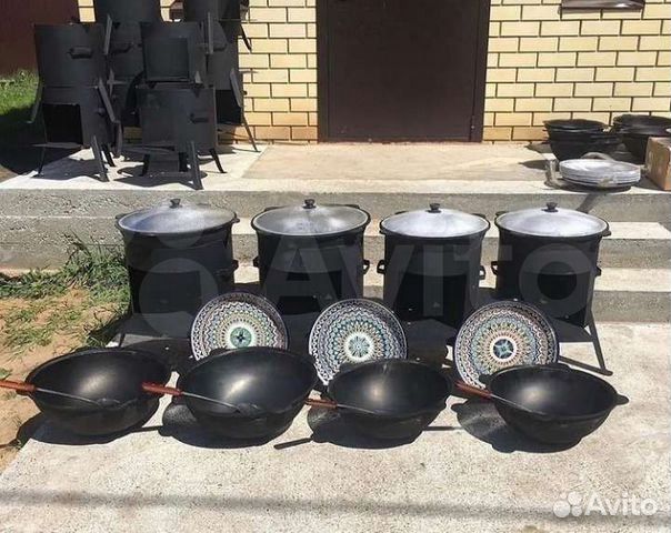 Казаны узбекские и печи к ним