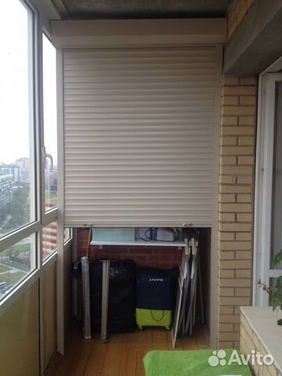 Шкаф с рольставнями на балкон любые размеры