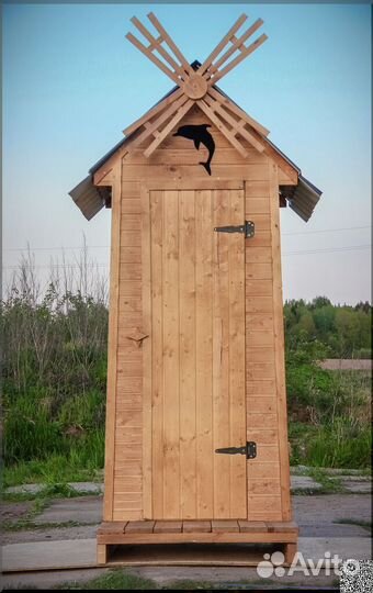 Дачный туалет с установкой