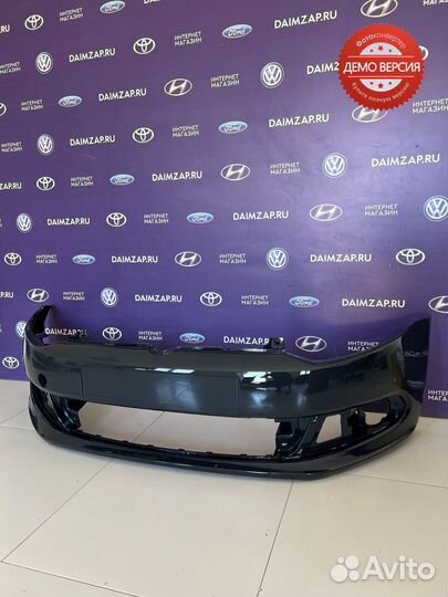 Бампер Передний Volkswagen Polo (2010-2015) / серы