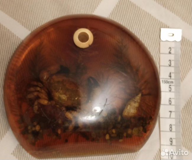 Сувенир из Сочи. Подставка с крабом. Винтаж