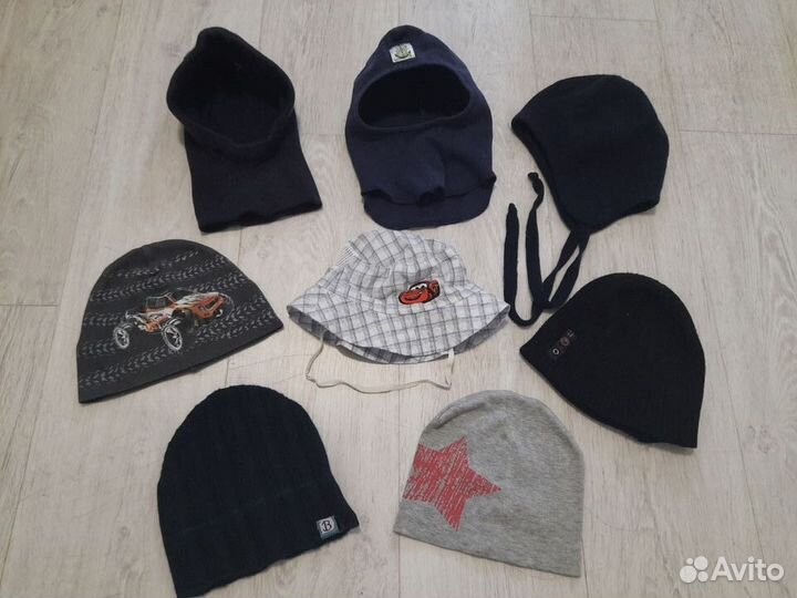Шапки пакетом на 2-5 лет