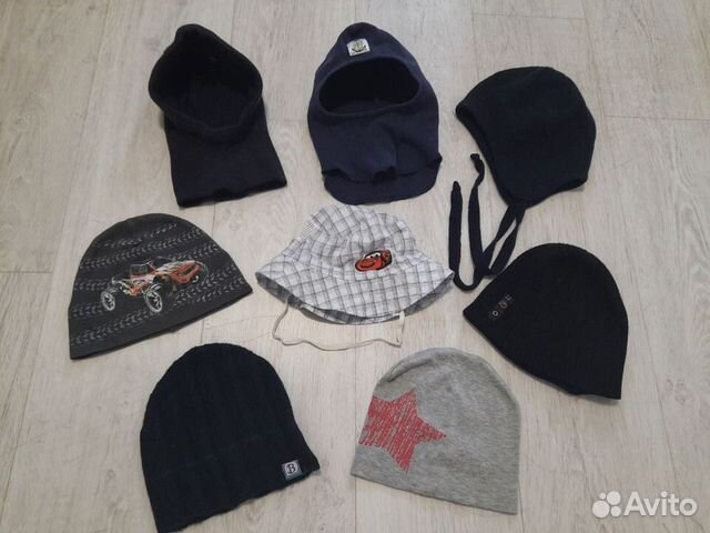Шапки пакетом на 2-5 лет
