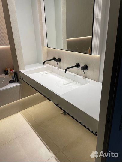 Раковина из бетона для ванной от производителя