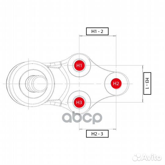 Шаровая опора нижняя KIA carnival 14- CB0228 CTR