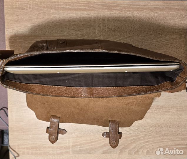 Портфель сумка для ноутбука нат.кожа
