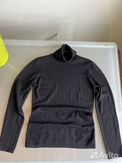 Водолазка черная женская, 100% шерсть