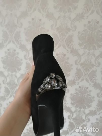 Ботильоны замшевые женские 37 размер