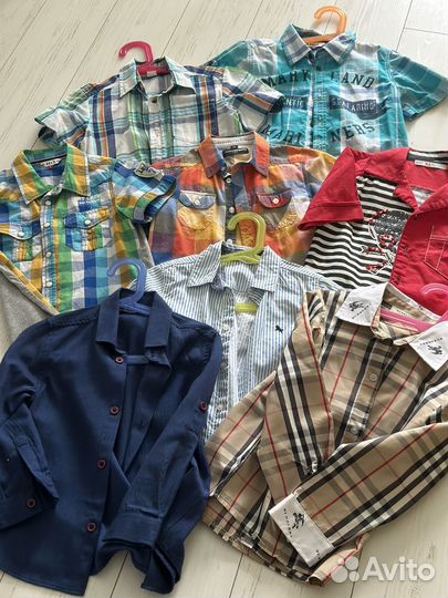 Рубашки на мальчика 110р