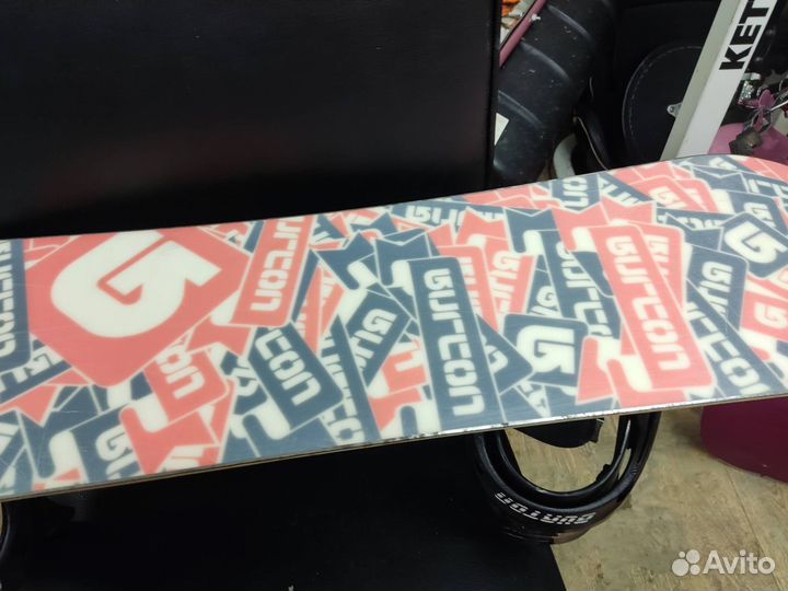 Сноуборд детский burton, крепления, ботинки