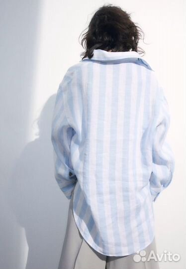 Рубашка HM premium лен 100% новая