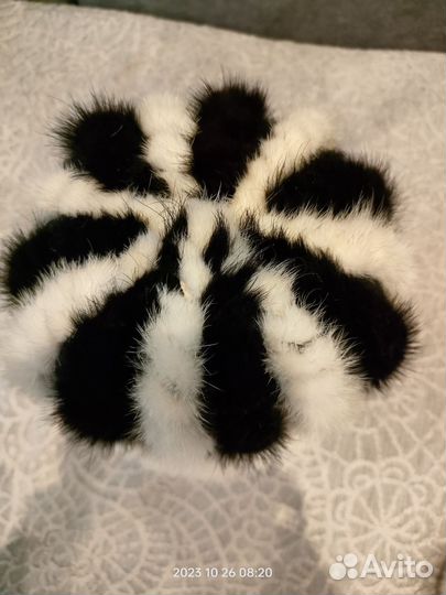 Шапка с норкой с ушками