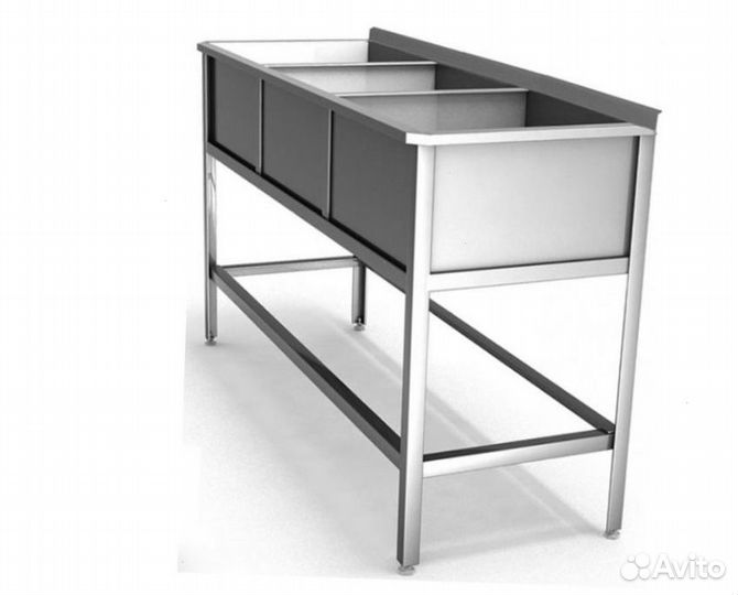 Ванна моечная 3 секц вм 3/400 есть разные размеры