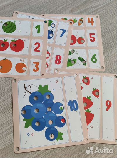 Мозаика деревянная радуга кидс