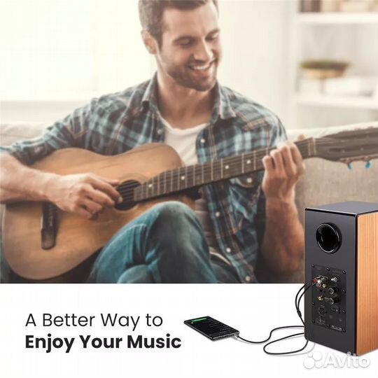 2 RCA - 3.5mm Jack кабель Ugreen / 0,5-1-2-3m