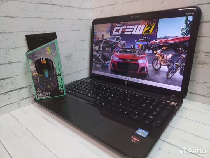 Супер мощный ноутбук HP 4ядра/8gb/SSD/2видеокарты