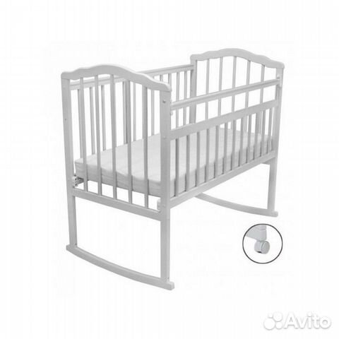 Детская кровать колесо качалка