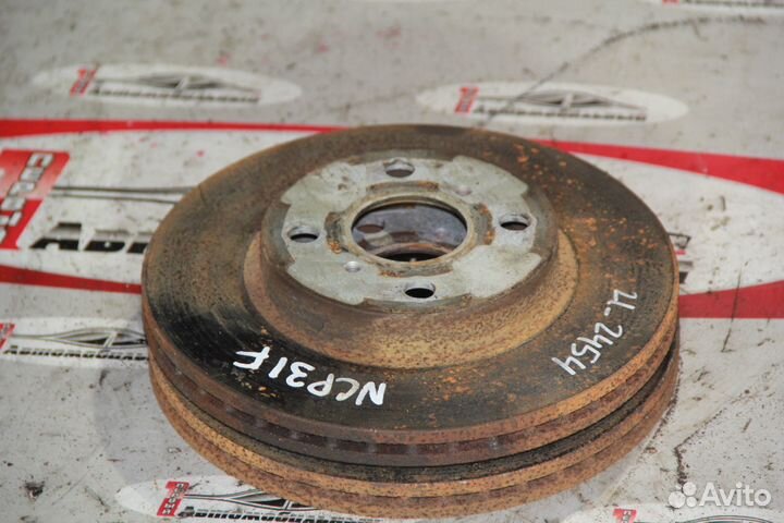 Тормозной диск перед c Toyota Funcargo NCP20 2NZ-F