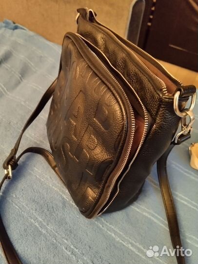 Сумка женская через плечо кросс боди черная