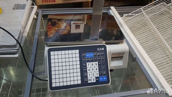 Весы с чекопечатью CAS