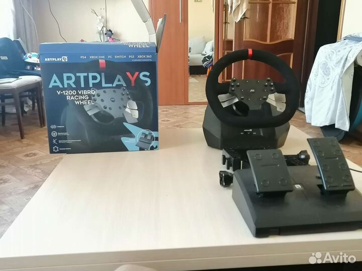 Игровой руль artplays v 1200