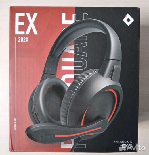 Игровые наушники red square EXO черные