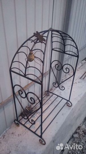 Дровница кованная